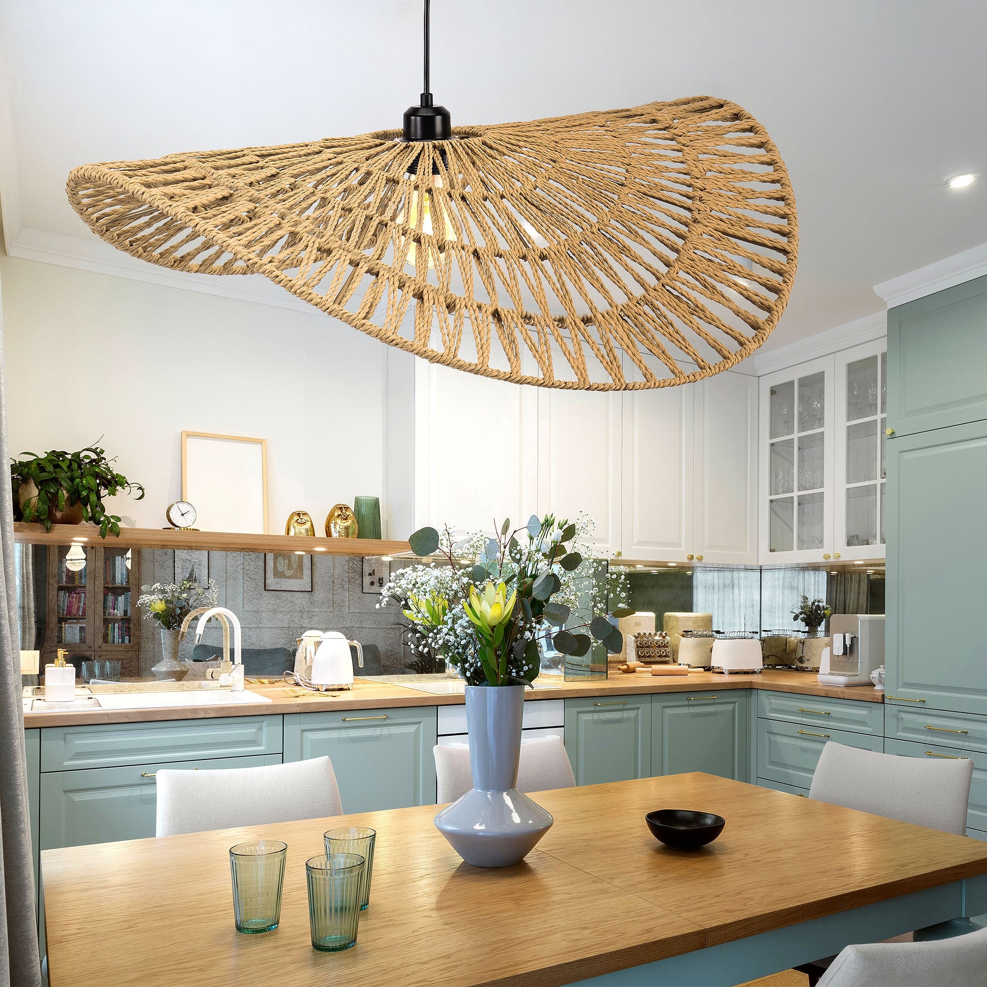 Lampa Sufitowa Wisząca Boho APP1740-1CP 80cm  2