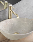 Umywalka nablatowa Rea Sofia Beige Matt  2