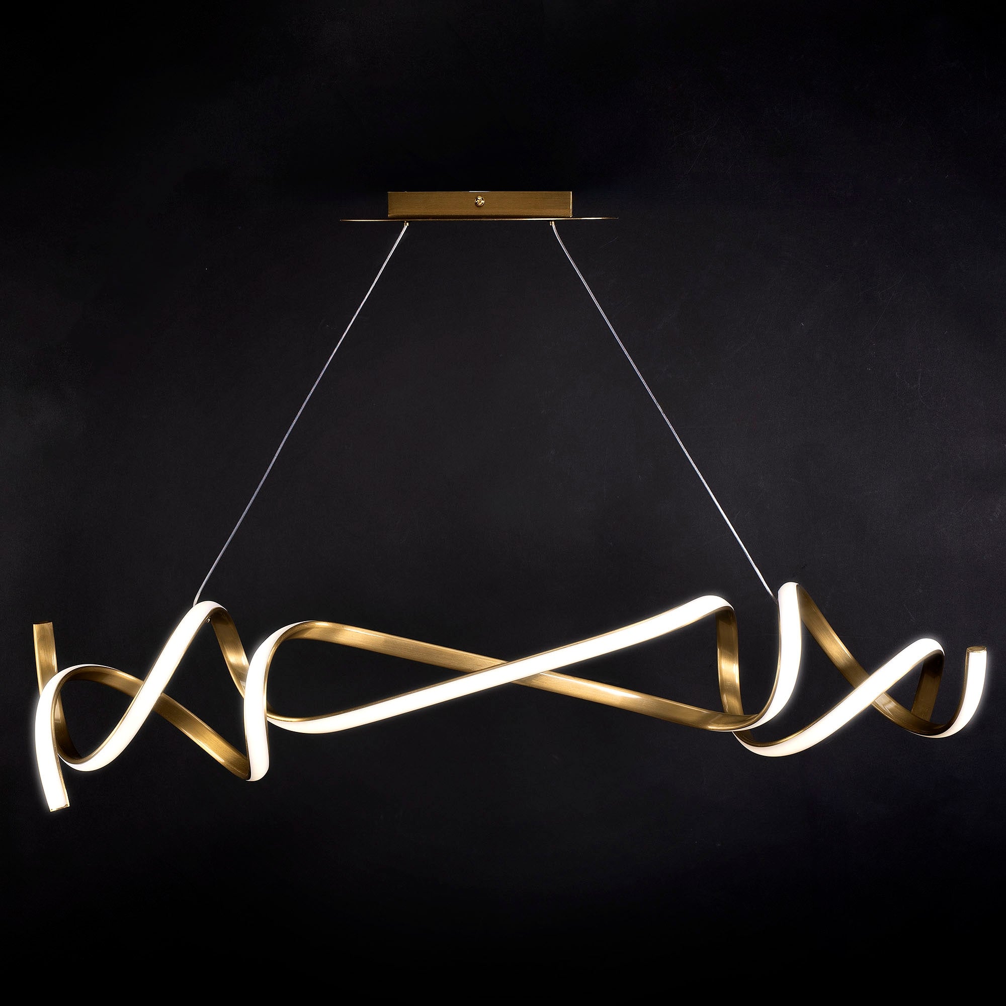 Lampa Wisząca Led App1777-cp Złota  3