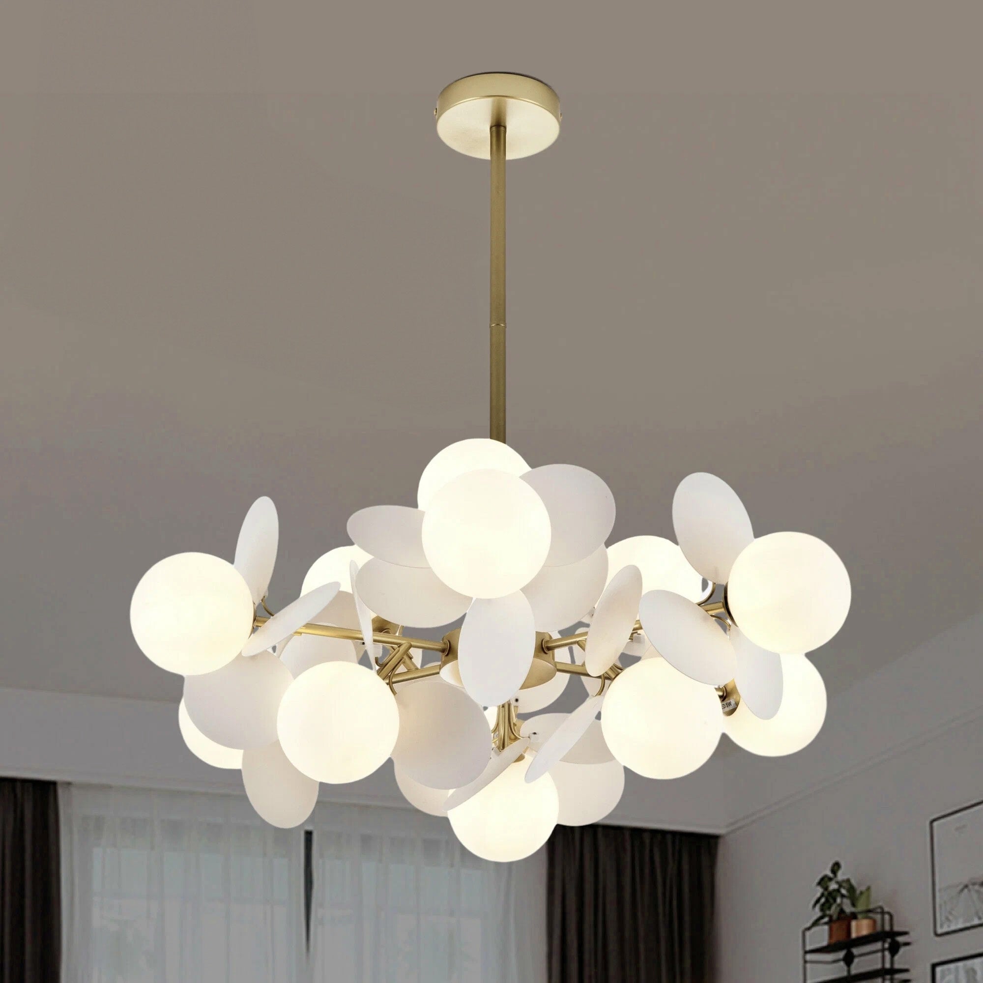 Lampa Sufitowa Wisząca Złota APP1565-12  2
