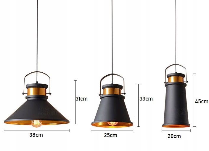 Lampa sufitowa ASTI ABC Czarna