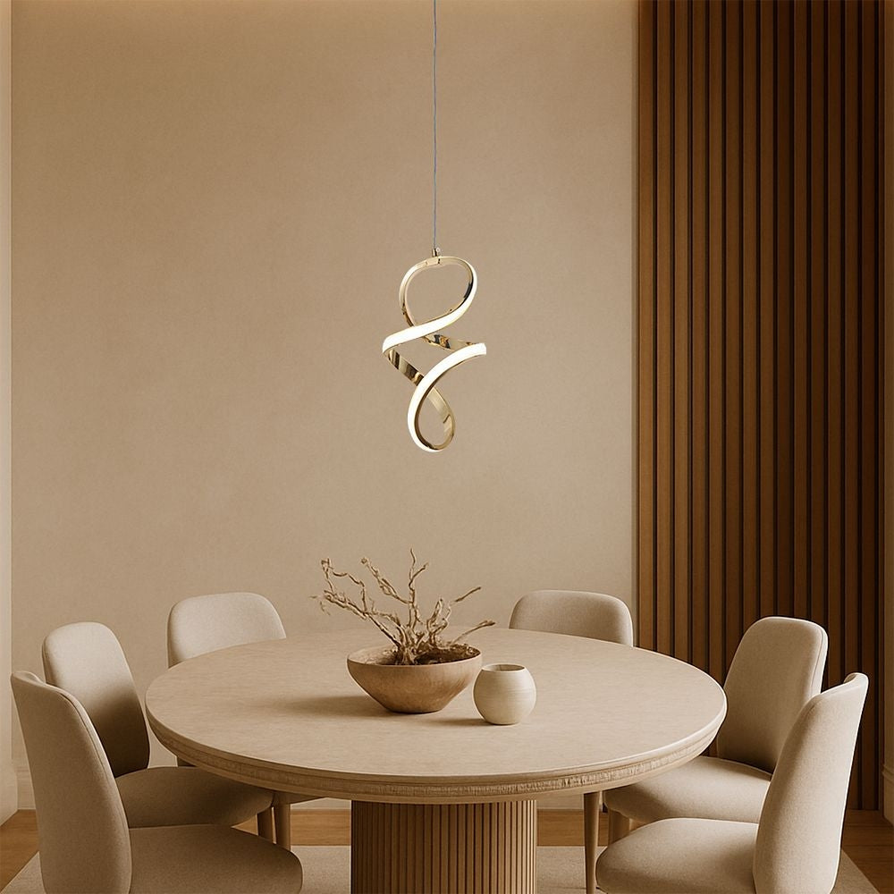 Lampa Wisząca Led G074-1cp Złota  8
