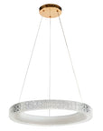 Lampa Wisząca Led Ms002-cp Różowe Złoto 60cm  4