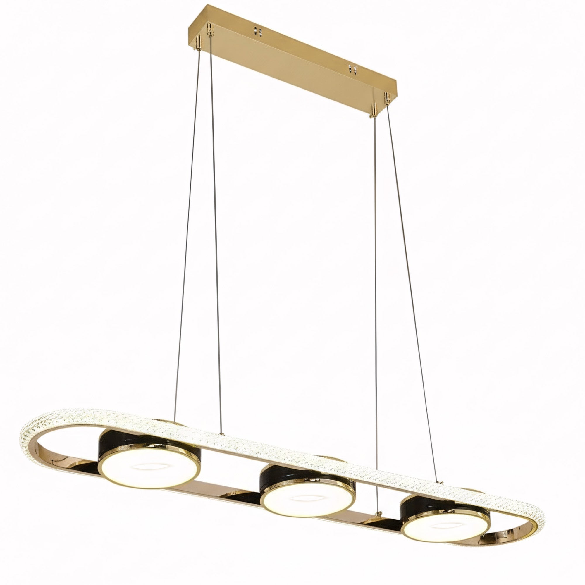 Lampa Sufitowa Wisząca Led G135-cp Złota  1