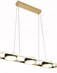 Lampa Sufitowa Wisząca Led G135-cp Złota  1