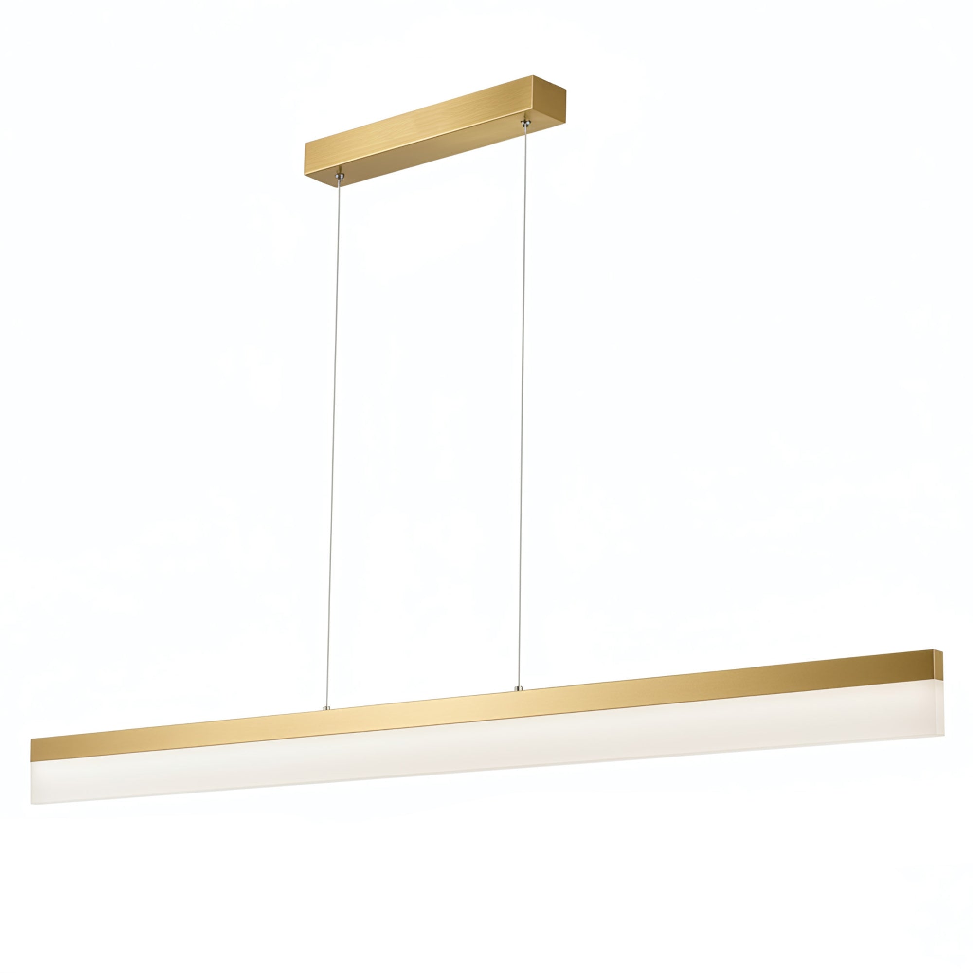 Lampa Wisząca Led App1694-cp 120 Cm Złota Szczotkowana  1