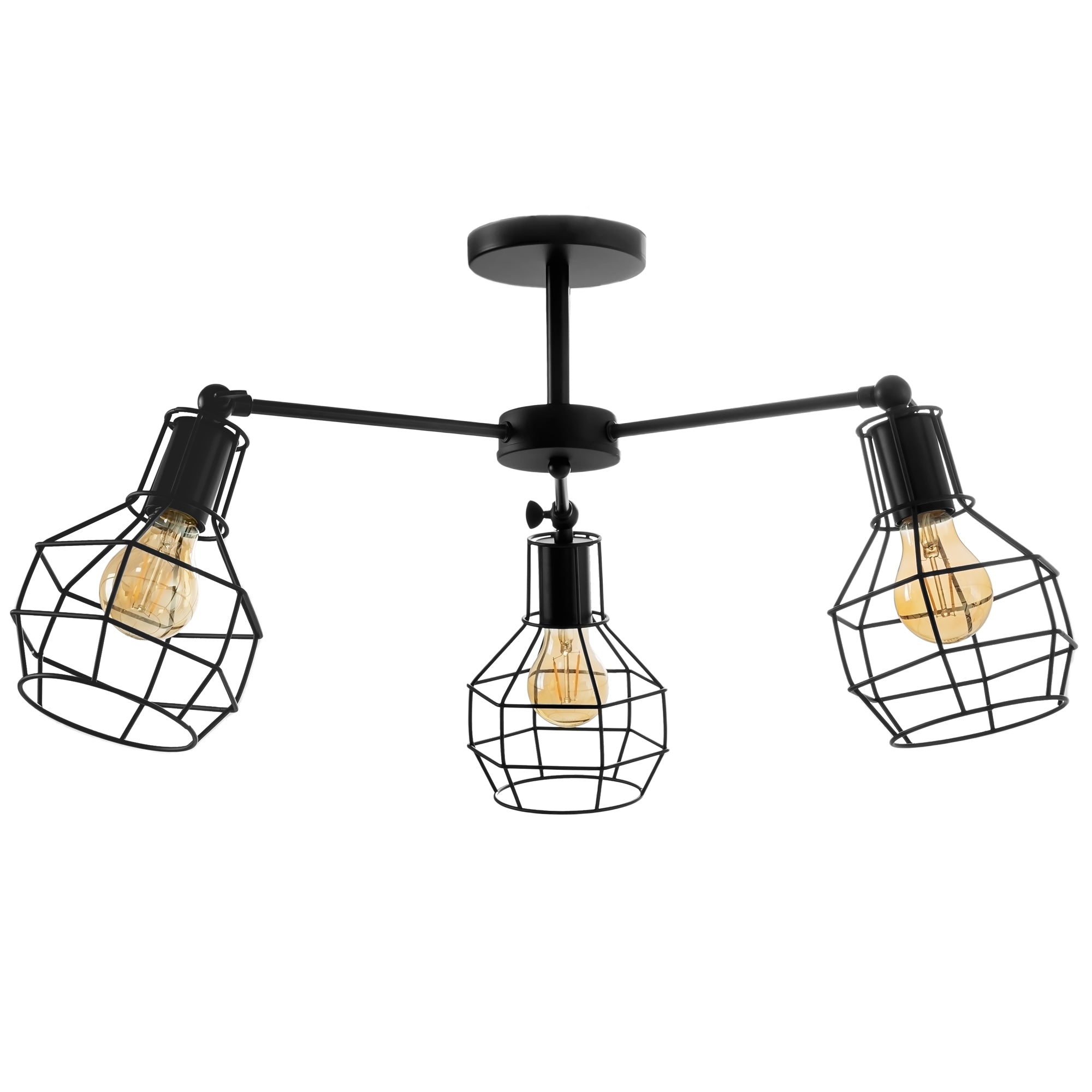 Lampa Sufitowa Wisząca Metalowa Loft APP734-3C  1