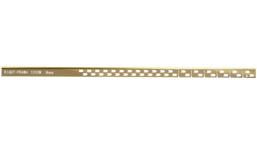 Listwa spadkowa brodzikowa 100cm Złota