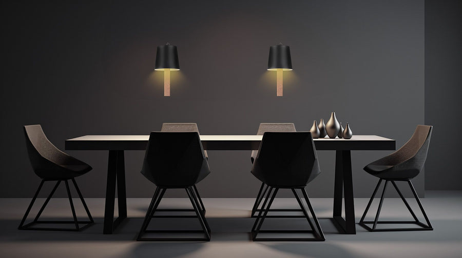 LAMPA KINKIET LOFT APP1279-1W BLACK