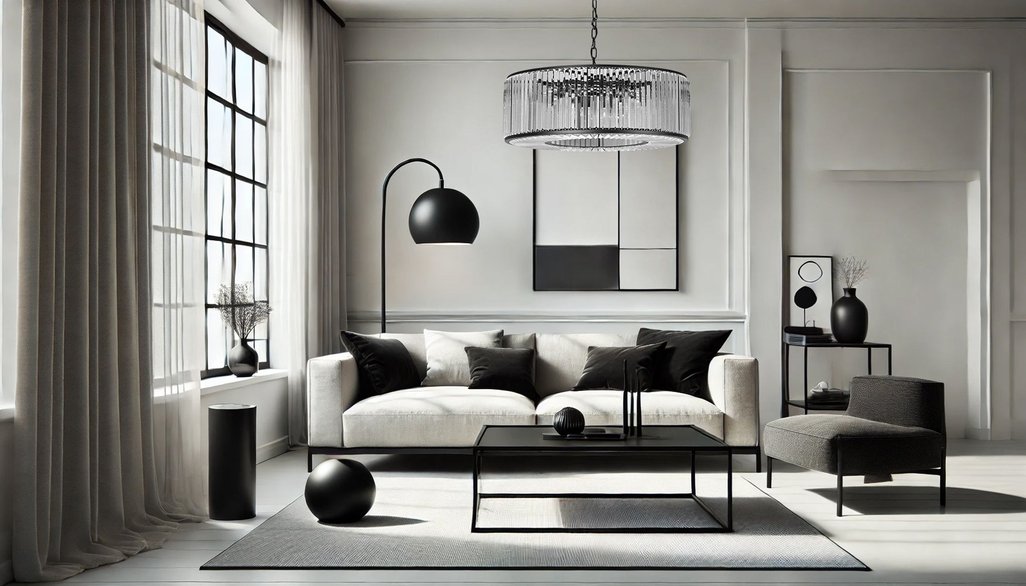 Lampa Kryształowa Wisząca APP1651-6CP Black  7
