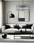 Lampa Kryształowa Wisząca APP1651-6CP Black  7