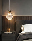 Lampa Sufitowa Wisząca Lhj107-1cp Jasne Różowe Złoto  17