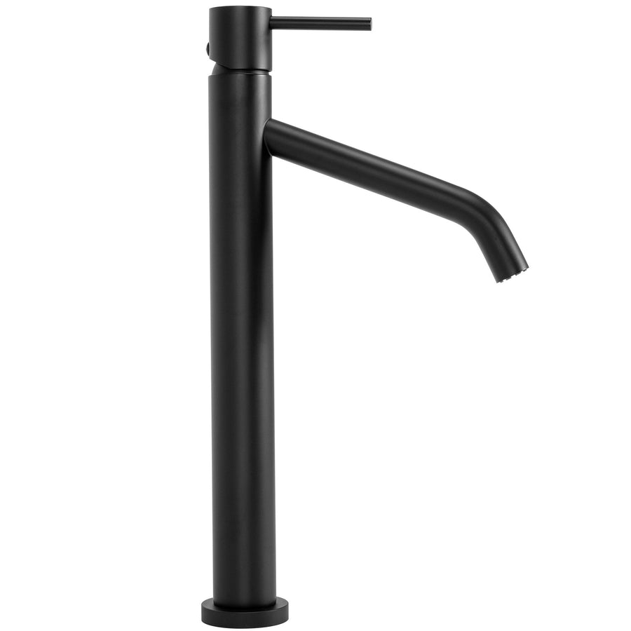 Bateria Umywalkowa REA LEVEL Czarna Wysoka Black Mat