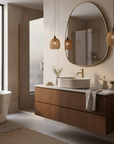 Umywalka nablatowa Rea Nicoletta Beige  8