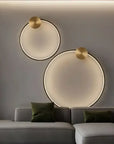 LAMPA ŚCIENNA KINKIET LED APP1388-CW OLD GOLD 40cm
