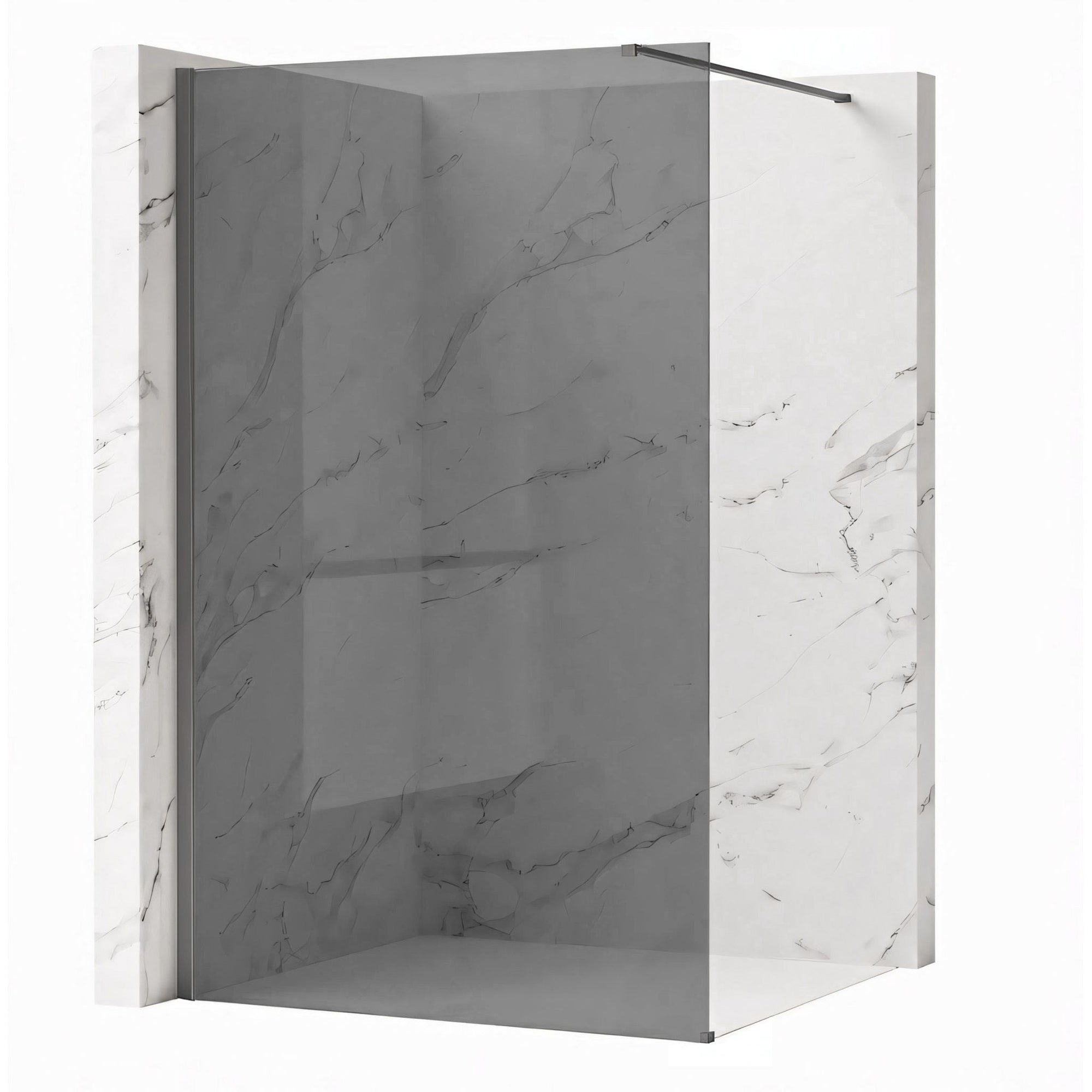 Kabina prysznicowa Walk-In Rea Flexi Grey / Tytan 100  1