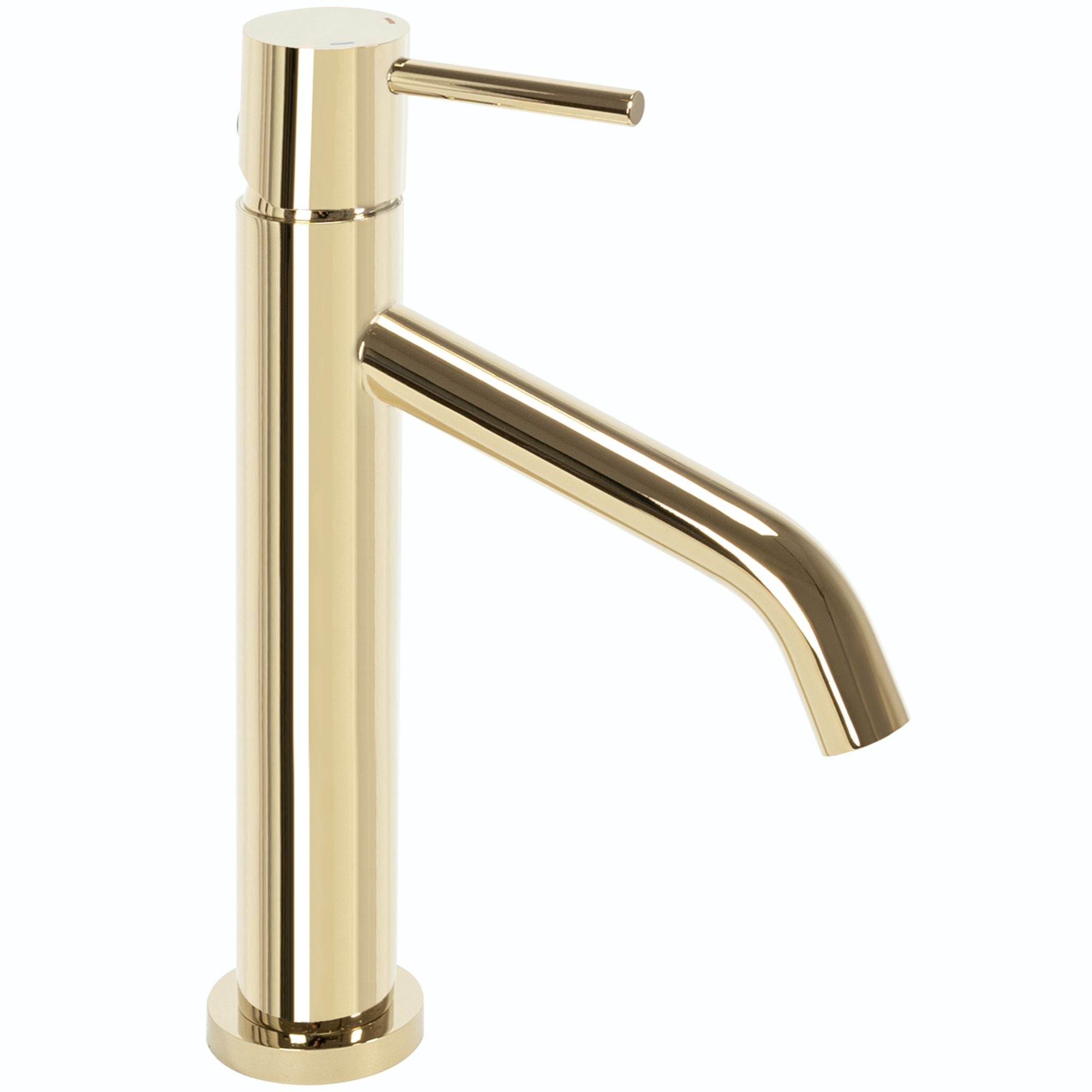 Bateria Umywalkowa REA LEVEL Złota Niska Gold