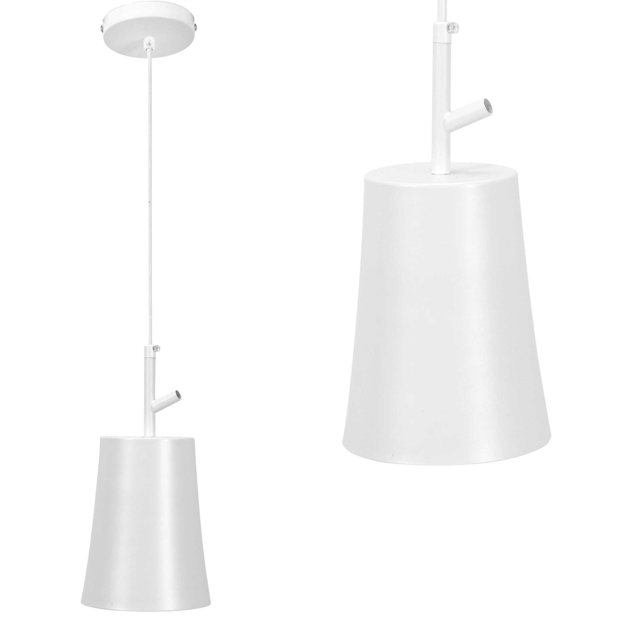 Lampa sufitowa wisząca APP1035-1CP Biała  1