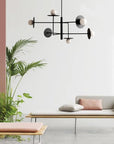 Lampa Wisząca APP1668-6CP Black  5