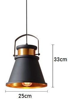 Lampa sufitowa ASTI AAA Czarna