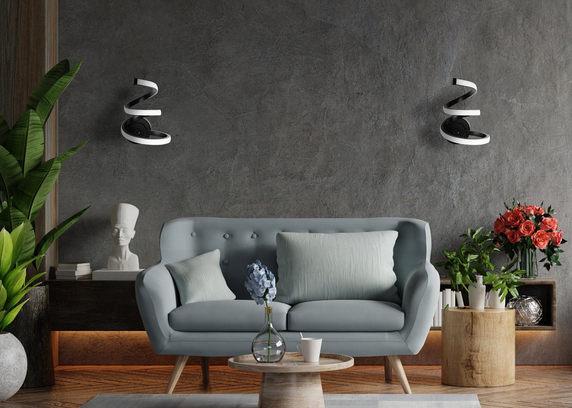 LAMPA ŚCIENNA KINKIET LED APP1052-W Czarny MAT  4