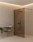 Kabina prysznicowa Walk-In Rea Flexi Brown / Tytan 80  4