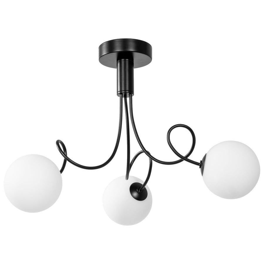 Lampa Sufitowa APP1154-3CP Czarna