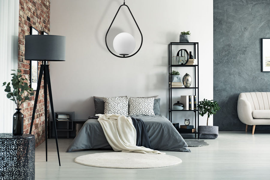 Lampa sufitowa nowoczesna loft APP938-1CP Czarna