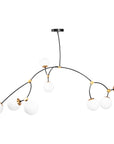 Lampa Wisząca Sufitowa Czarny Mat APP1673-8CP  1