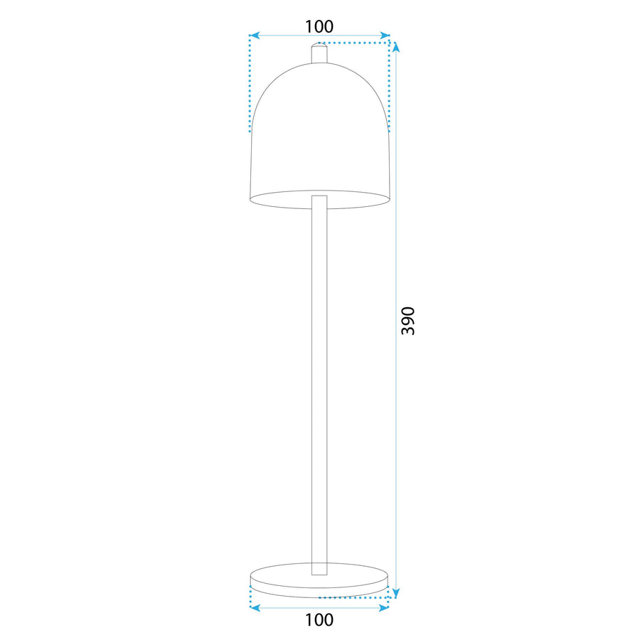 Lampka nocna APP1360-T złota szczotkowana