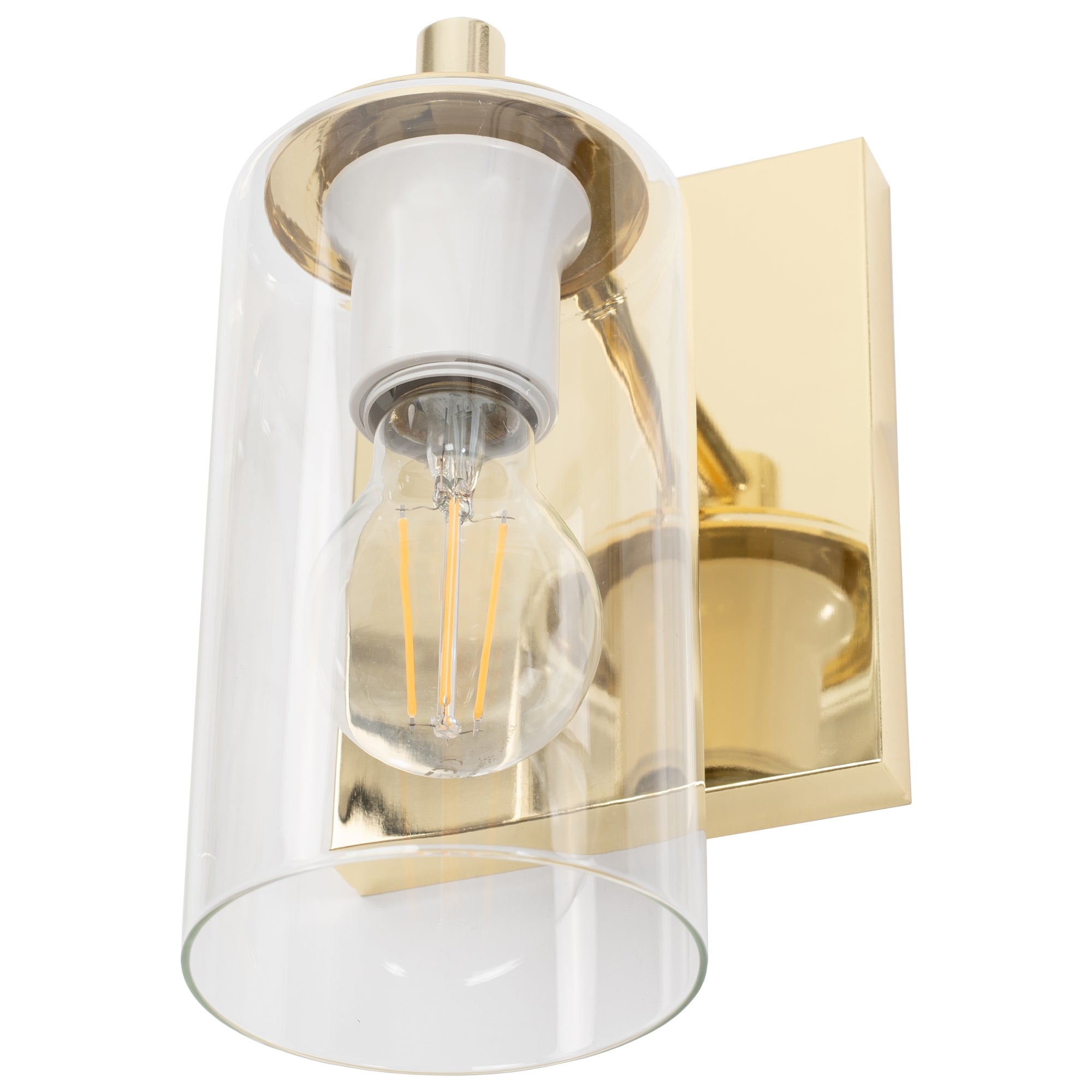 LAMPA ŚCIENNA KINKIET APP1224-1W  Złota  3