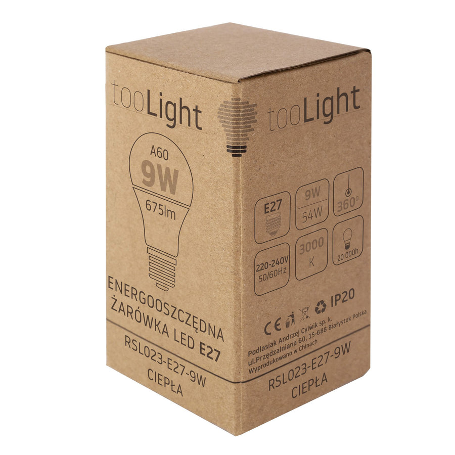 Żarówka LED Ciepła E-27 9W RSL023