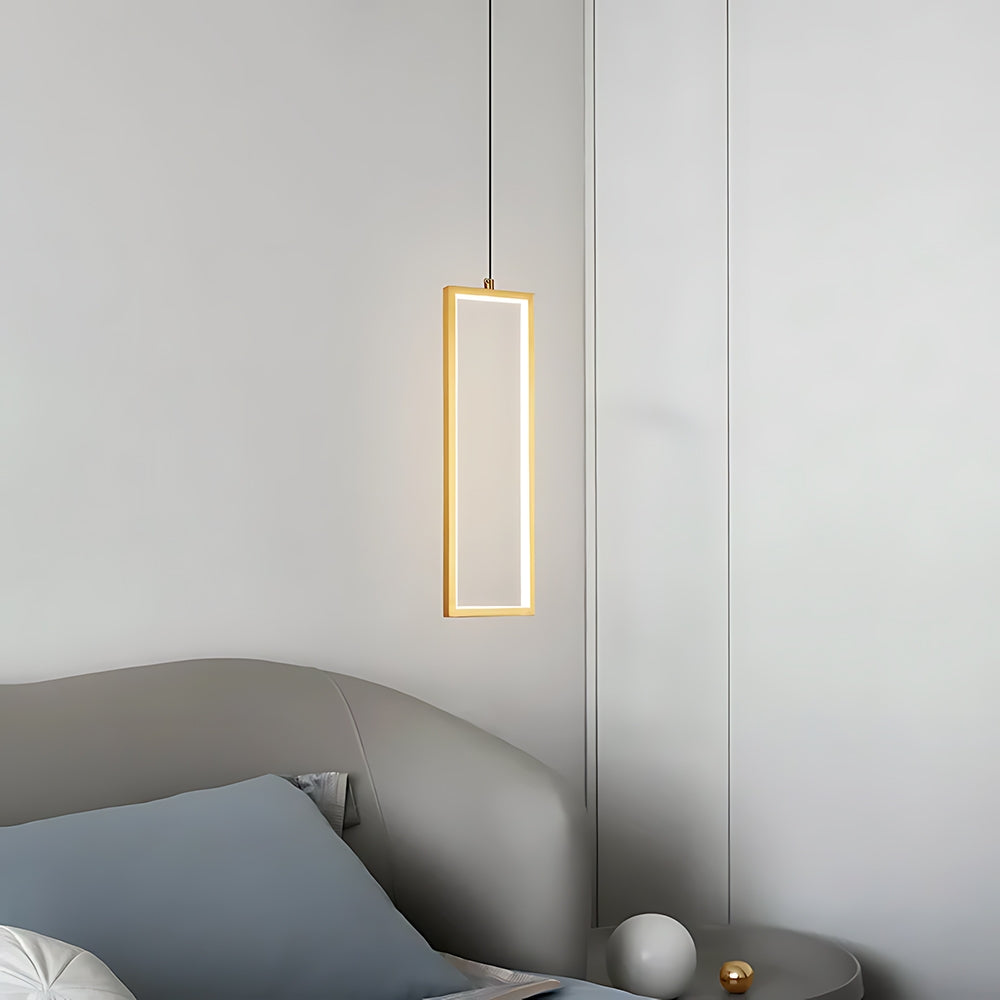 Lampa Sufitowa Wisząca Led Lhj084-1cp Złota  5