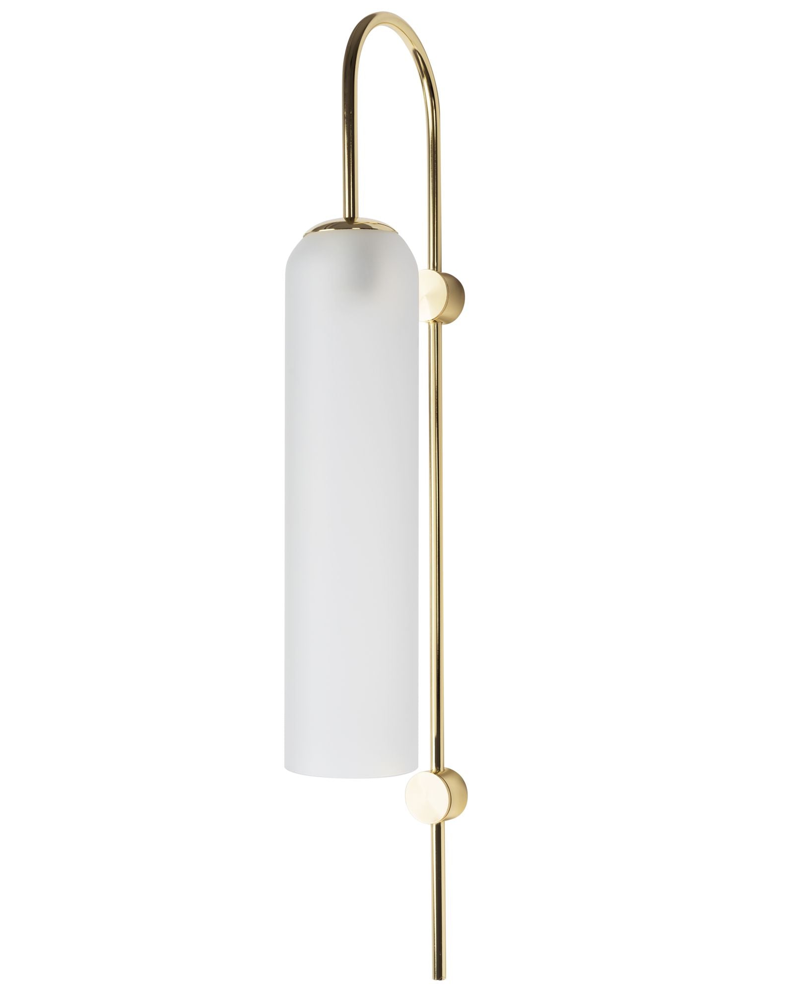 Lampa Ścienna Kinkiet Szklany APP664-1W Złota