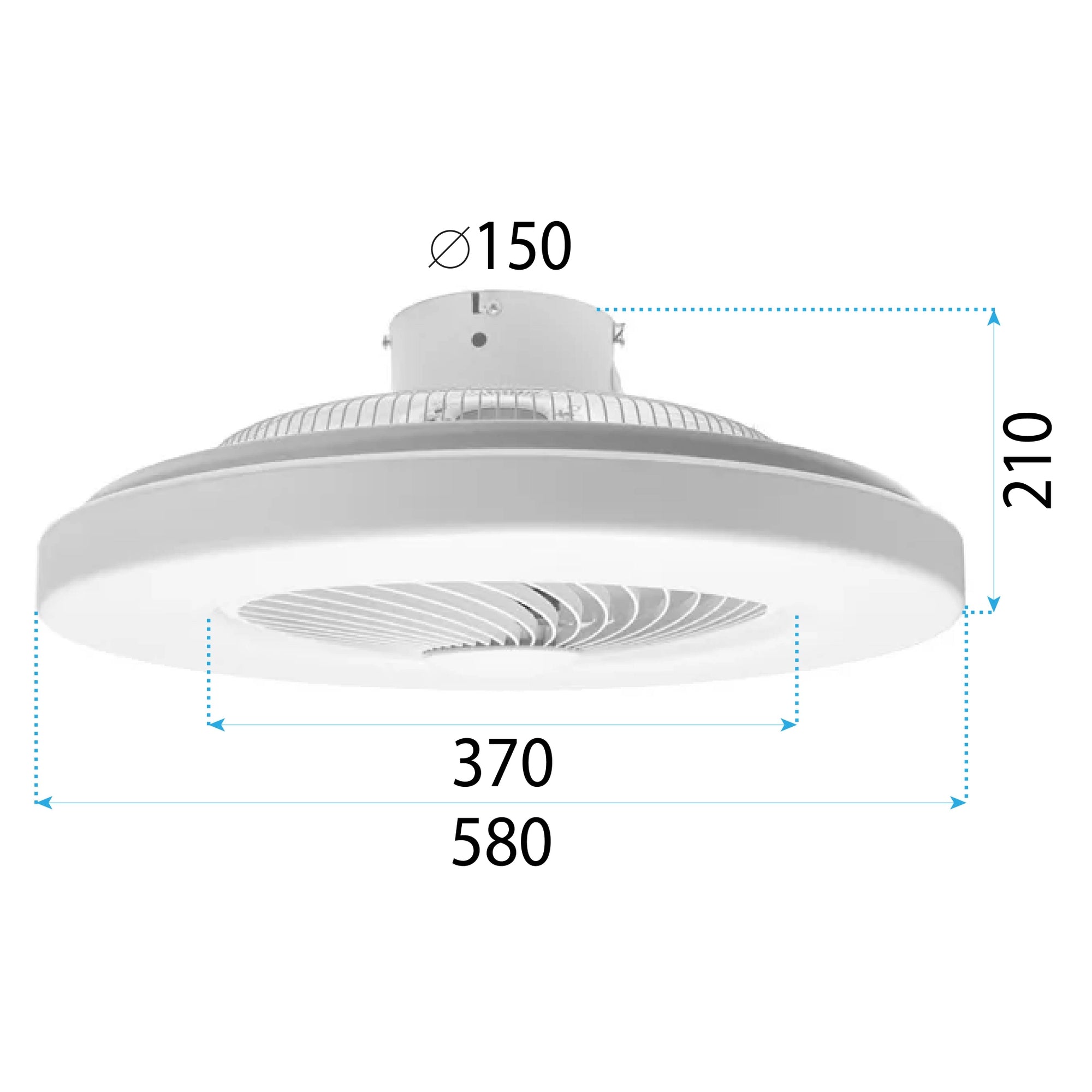 Lampa Z Wiatrakiem App1551-c White  10