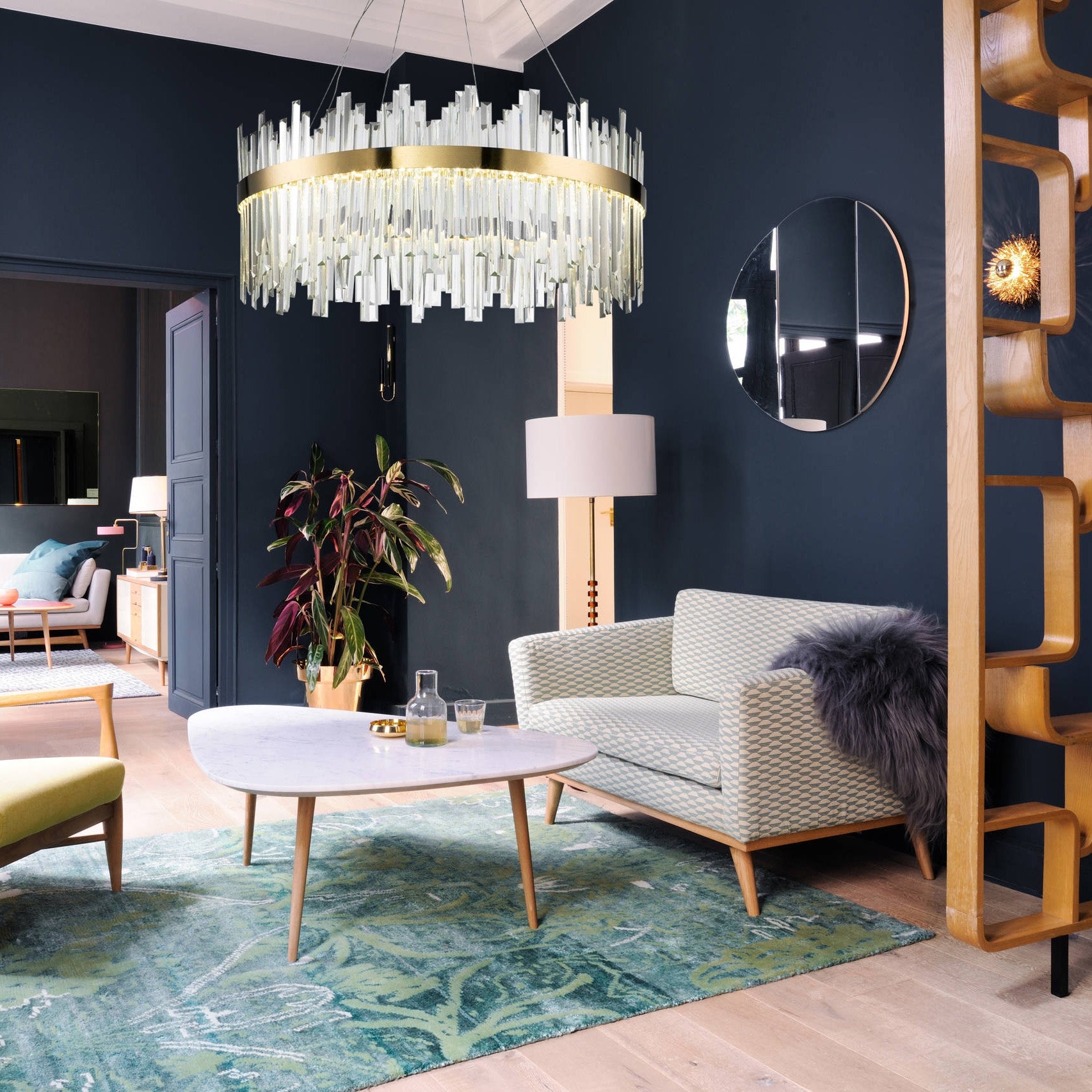 Lampa Sufitowa Kryształowa App1515-cp60 Złota  6