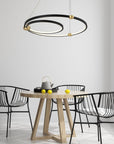 Lampa Ring led + pilot APP692-30-50 Czarna