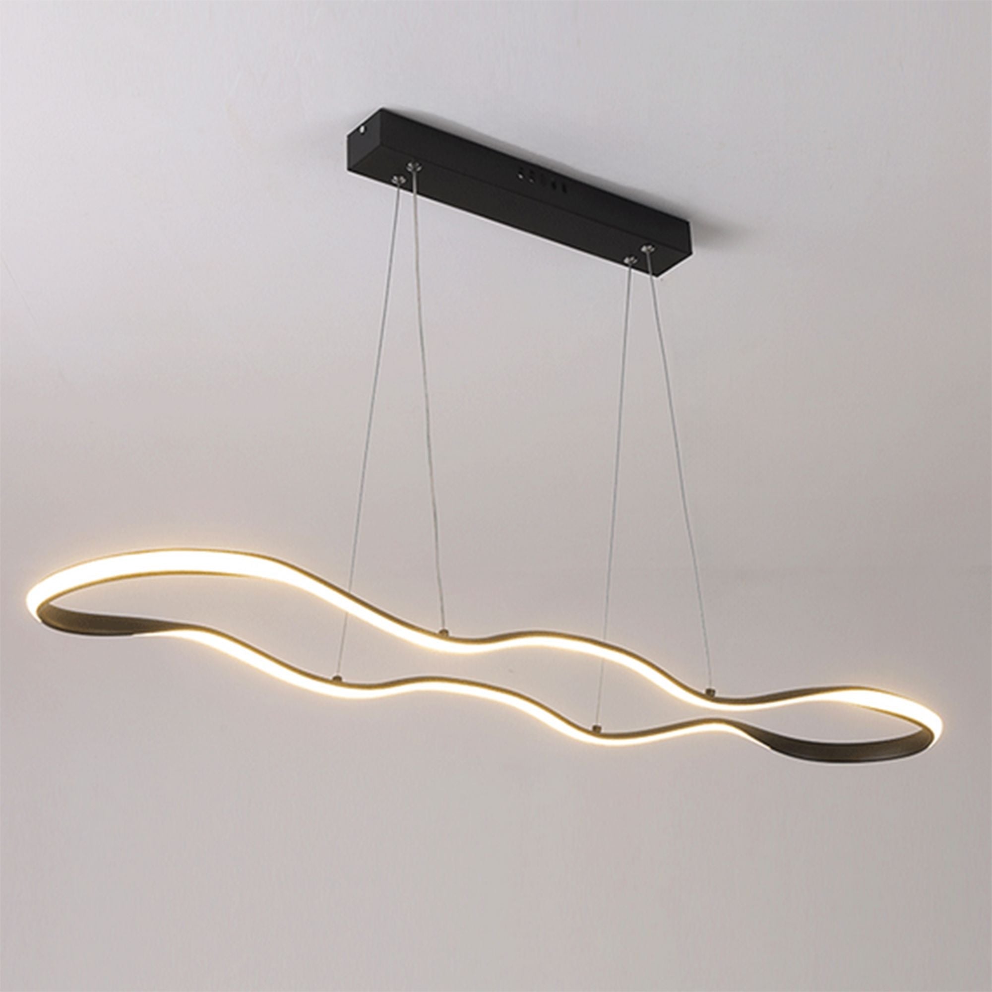 Lampa Sufitowa Wisząca Led Lhj026-cp Czarna  6