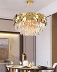 Lampa kryształowa wisząca APP1473-CP złota