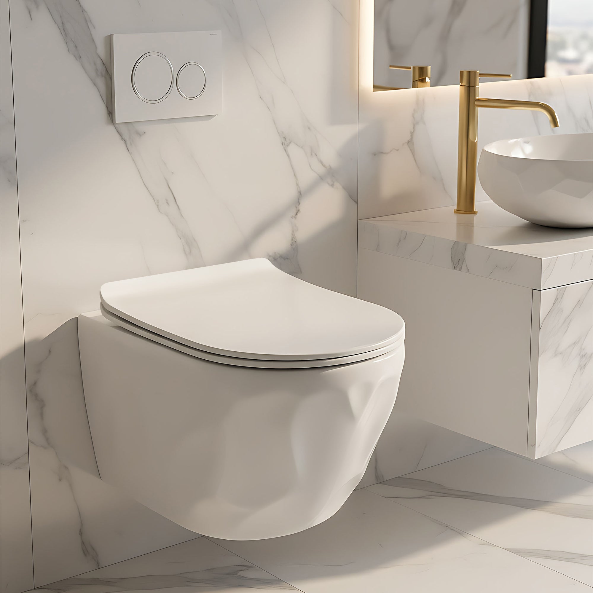 Misa Wc Podwieszana Rea Gustavo Rimless  8