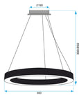 Lampa sufitowa wisząca Led APP1282-1CP