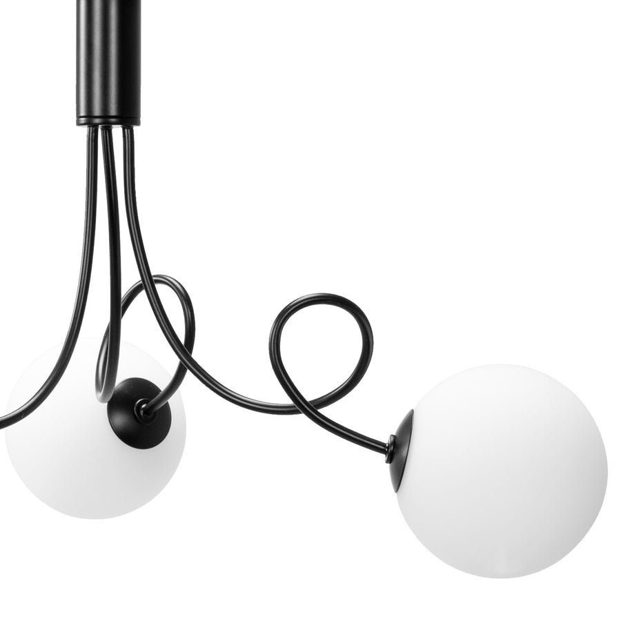 Lampa Sufitowa APP1154-3CP Czarna