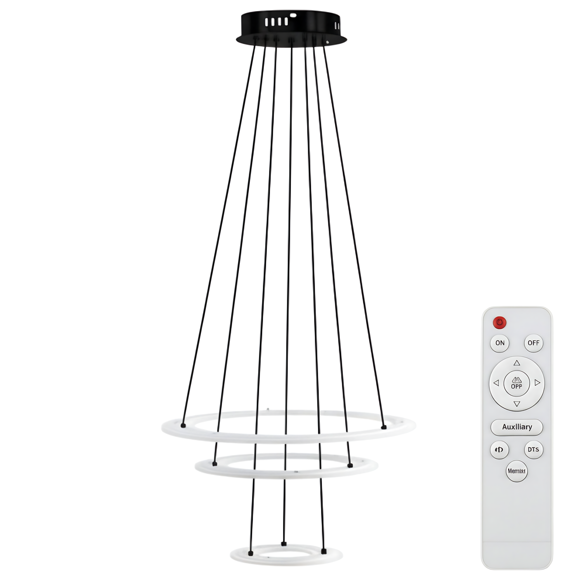 Lampa Wisząca Led G040-3cp Czarna  8
