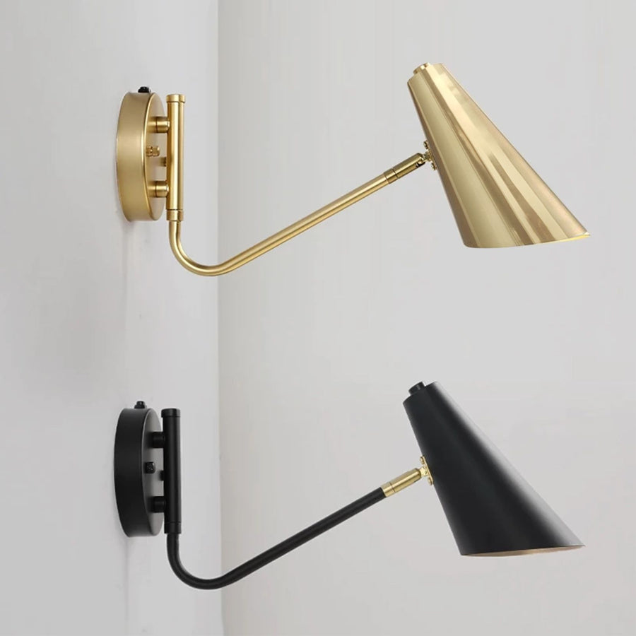LAMPA ŚCIENNA KINKIET APP1139-1W Czarno-złota
