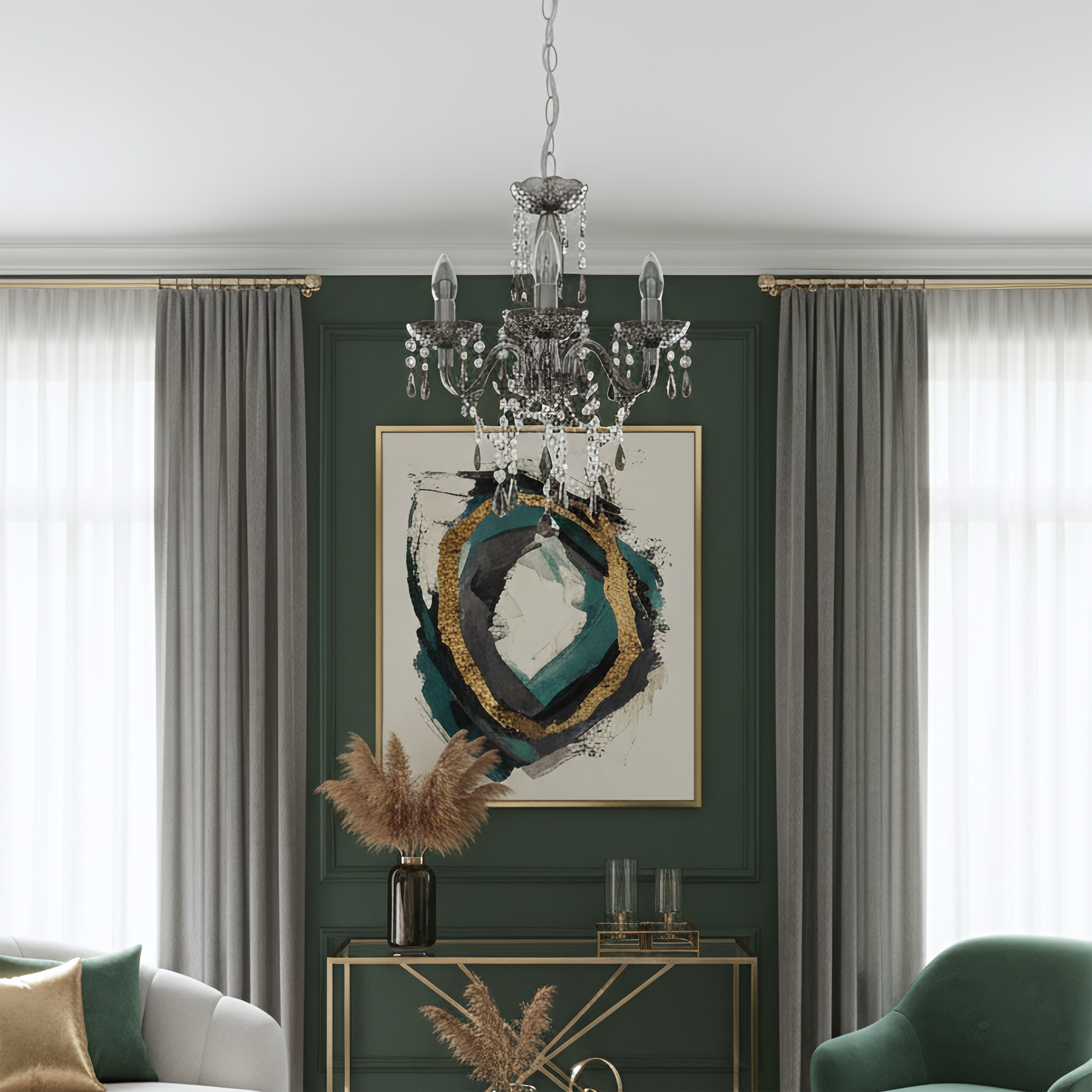 Lampa Sufitowa Wisząca Ebt007-3cp Grey  4