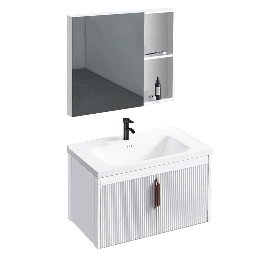 Zestaw Mebli Łazienkowych Z Umywalką Astor 60cm Biały  6