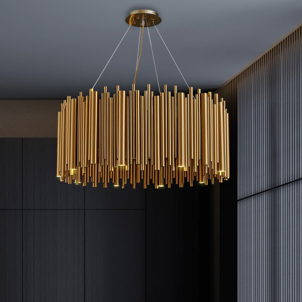 Lampa sufitowa złota APP1560-12CP  4