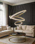 Lampa Sufitowa Wisząca Led Lhj042-cp3 Złota  2