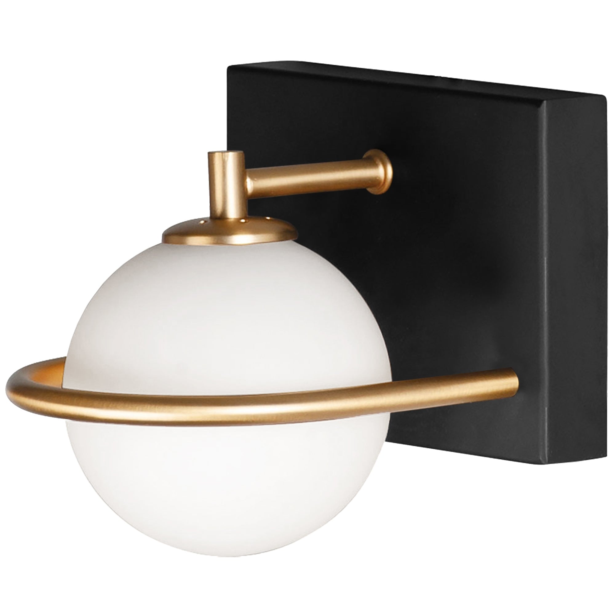 LAMPA ŚCIENNA KINKIET APP1220-1W Czarno Złota  2