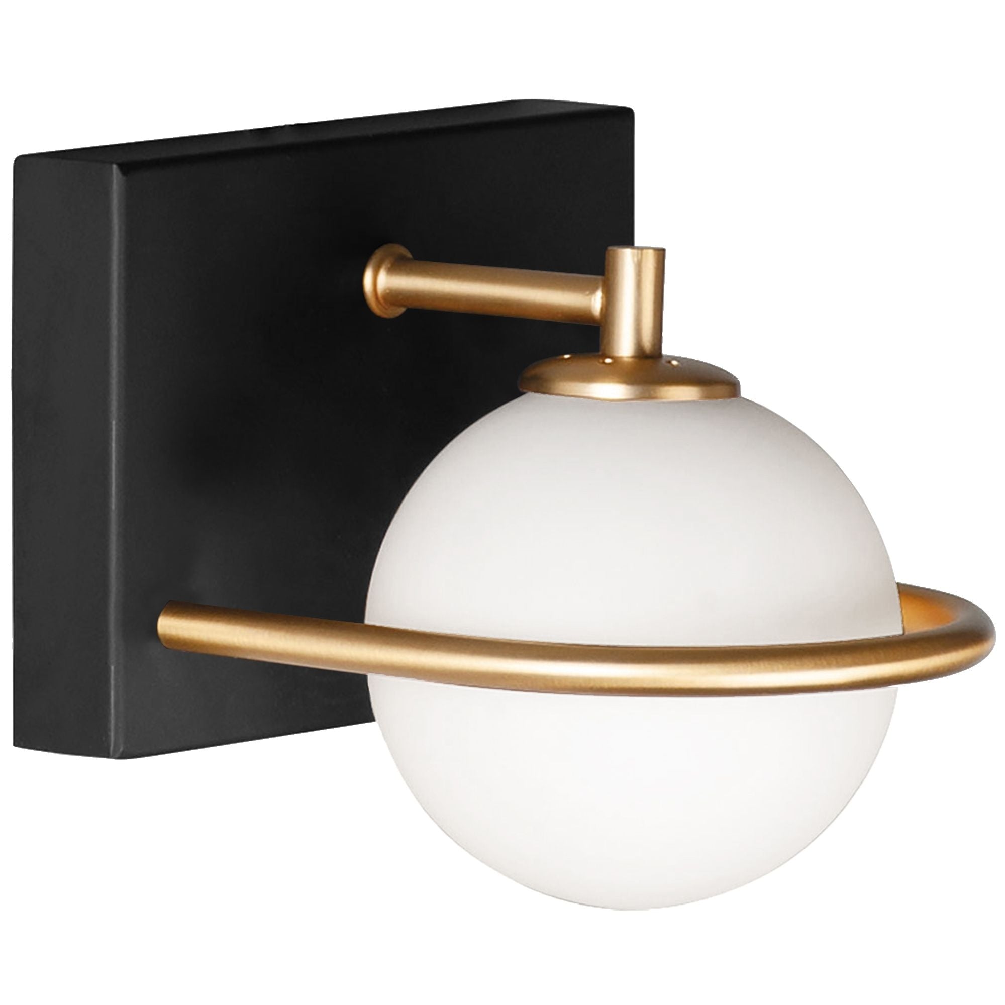 LAMPA ŚCIENNA KINKIET APP1300-1W Czarno Złota  4